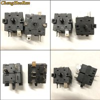 ChengHaoRan 1pcs XK2 FZ31-9 Selector Switch Cycle Gear Double-Layer 6pin 8pin 4/6/7 Position Gear Rotary Switch 16A 15A 250VAC