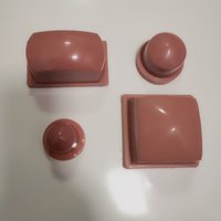 4 Pieces Silicone Material Pad Printing Rubber Head Good Quality Wholesale Price