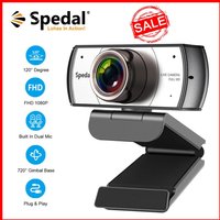 Spedal C920Pro 120° Wide Angle Webcam 1080P Full hd with Microphone USB Video Conference Meetting For Laptop Computer Mac PC
