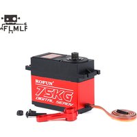 Rc Car 75KG Metal Gear Steering Servo (15T/17T Double-sided CNC Metal Servo Arm) Fit 1/5 Hpi Rofun Km Baja Losi 5ive-T DBXL FG