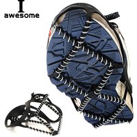 1 Pair Non-slip Crampons Ice Grip ice snow route camping Outdoor Sports Shoe Cover Walk Traction Cleats ice Crampon Shoe Covers