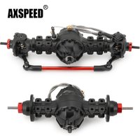 Axspeed CNC Metall legierung vorne/hinten mittlere Differential achse eingebautes Getriebe für Tamiya RC Anhänger Traktor LKW Upgrade Teile