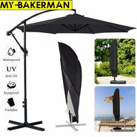 Housse de protection imperméable pour Parasol de Patio extérieur, 183-280cm, avec fermeture éclair, pour Parasol de jardin en porte-à-faux