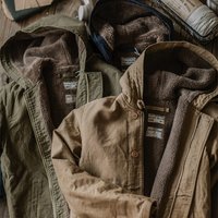 Work Hooded Cotton Clothes Plush Thickened AMEKAJI N1 Deck Jacket Lamb Cashmere Fleece Military Coat Outdoor Tooling Overalls