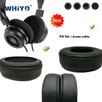 New upgrade Replacement Ear Pads for Grado sr80e Headset Parts Leather Cushion Velvet Earmuff Headset Sleeve Cover