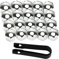 20Pcs Special Socket Auto Hub Screw Cover 17mm Bolt Rims Exterior Decoration Protection Car Wheel Nut Caps
