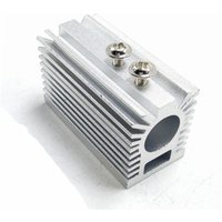 22x27x46mm Silver Heatsink Holder Heat Sink for 12mm Blue/Green/Red/IR Laser Modules
