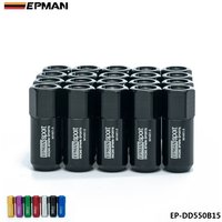 20pc M14X1.5 60MM Extende Forged Aluminum Tuner Racing Lug Nut For Wheels Rims EP-DD550B15
