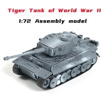 1/72 WW II Germany Tiger Tank Model Panther Assembly Panzer Model World of Tanks Assembling Military Toy