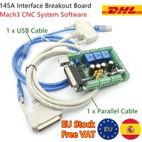 (EU-Lager) MACH3 LPT-Port A145 Breakout Board Controller für CNC-Gravierfräser Fräsen/CNC-Drehmaschine/CNC-Plasmaschneidemaschine