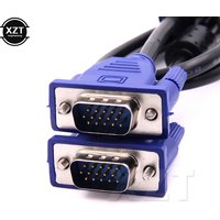 Newest 1Pcs 1.3M Computer Monitor VGA to VGA Cable with HDB15 Male to Male HDB15 Male Connector For PC TV Adapter Converter