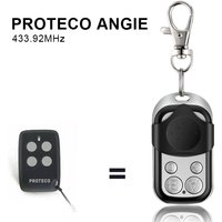 Copy PROTECO ANGIE Garage Door Remote Control Gate PROTECO Fixed Code 433.92mhz