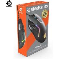 SteelSeries Rival 5 Gaming Mouse PrismSync RGB Programmable Buttons FPS, MOBA, MMO,Battle Royale TrueMove Air Optical Sensor