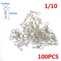 100PCS 50PCS RC Car Parts 1/10 1/8 Cars Shell Body Clips Pins Housing Latch R Buckles Fixed For 1:10 Crawler Monster Buggy Drift