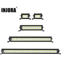 INJORA barre lumineuse 17/52/102/147mm pour voiture sur chenilles 1/10 RC Axial SCX10 90046 TRX-4 TAMIYA CC01 D90 Redcat