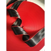 Black-Red 3M-36M Car Seat Belt Webbing Universal Car Personalized Modification Seat Belt Webbing Car Accessories