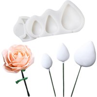 NEW Rose Bud Veiner Silicone Mold Fondant Mould Cake Decorating Tools Clay Gumpaste,Sugarcraft Handcraft Flower Tools M2511