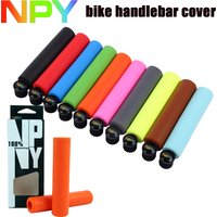 NPY Mountain Bike Handlebar Cover Pure Silicone Rubber High Density Ultra Light Waterproof And Anti-Skid Bicycle Grip Parts