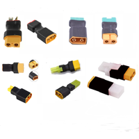 2 PcsXT60 Male Female to Deans Mini Tamiya XT30 Tamiya MPX Male Female Connector Plug Adapter for RC Model Battery ESC