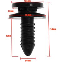 Car Insert Trim Cover Clips Interior Fastener Grommets Set 3B0867333 For V W Volkswagen Passat B5 Transport T5 Skoda Octavia