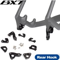 BXT Cycling Rear Derailleur Hanger 135x9mm+142x12mm Hook with Axle Thru Mountain Bike MTB Frame Lug Screws Alloy Bicycle Parts
