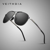 VEITHDIA Sonnenbrille Männer Vintage Legierung Polarisierte UV400 Klassische Marke Sport Sonnenbrille Männlichen Beschichtung Objektiv Fahren Brillen 3028