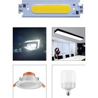 10PCS 60*15mm 2.36in COB Bulb 12V 2W LED Chip On Board Light Source for Vehicle Boat Auto Car Work Lamp Table Home Lighting DIY
