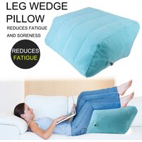 Portable Knee Pillow Rest Pillow Cushion PVC Pregnant Woman Foot Lift Lightweight Inflatable Leg Pillow