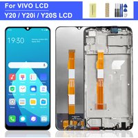 6.51" Black NEW For Vivo Y20 V2029 / Y20i V2027 V2032 LCD Display Touch Screen Digiziter Assembly For vivo Y20s Lcds
