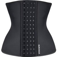 BurVogue Latex Waist Trainer Corset for Women Slimming Body Shaper Fitness Waist Cinchers Tummy Shapewear Underbust Binders