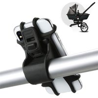 Universal kinderwagen Baby Kinderwagen Zubehör Silikon Telefon Halter Handy Halter für kinderwagen Moto Fahrrad GPS Halterung