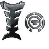Motorcycle Carbon Fiber Fuel Gas Cap cover Tank Protector Pad Stickers Decal For Yamaha R1 R6 FZ6R FZ1S FAZER FZ6 FZ8 XJ6 Racing