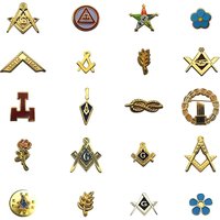 Multi Masonic Lapel Pins Free and Accepted Mason Blue Lodge Compass and Sqaure Brooch Gifts Badges With Butterfly Clutch