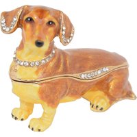 Dachshund Dog Trinket Jewelry Box, Animal Figurines Decoration, Birthday Gifts