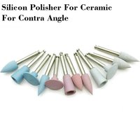 Composite Dental Silicone Polisher Ceramic Porcelain Teeth Polishing Tool For Low-Speed Handpiece Contra Angle/Right Angle