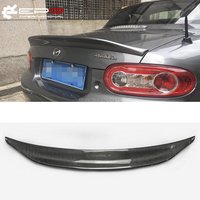 For MX5 NC NCEC Roster Miata EPA Type 3 2009-2015 Carbon Fiber Rear Trunk Spoiler Tail Boot Lip Wing (PRHT Hard Top Only)