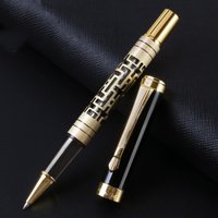High Quality Metal Luxury 0.5mm Rollerball Pen Ballpoint Pen Business Writing Signing Ball Pens Office School Supplies 03774