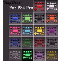 1set 18colors Full Set Joysticks D-pad R1 L1 R2 L2 Direction Key AB XY Buttons For PS4 Pro JDS 040 JDM 040 Controllers