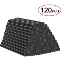T TOVIA 60 Stück/120 Stück schwarze Heißklebestifte für Heißklebepistole, Bastelalbum, Legierung, Zubehör, Reparaturwerkzeuge