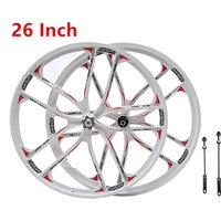 26Inch 27.5Inch Wheel Cassette Mountain Bike Magnesium Alloy 10 Spokes Wheelset Bicycle MTB Disc Brake Cycling Parts 8/9/10