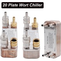 Homebrew Beer Wort Chiller 20 Plate Heat Exchanger B3-12A