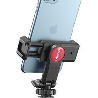 Ulanzi ST-06 Phone Holder Clamp Clip Vertical Shooting On Camera Mount Cold Shoe Mount Quick Release for Vlog iPhone Andriod