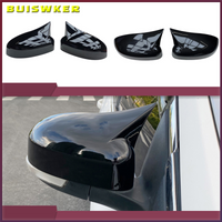 Für Ford Focus MK3 2012-2018 Rückspiegel Abdeckung Flügel Kappe Ox Horn Außentür Rückansicht Fall Trim Carbon faser Schwarz