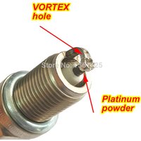 4pcs INT VORTEX Patent Spark Plug FR6X FOR BKR6EIX-11 BKR6EIX IK20 IK16 IK20TT BKR5EIX-11 VK20 K6RTI-11 K6RIU BKR6E-11 BKR5E11