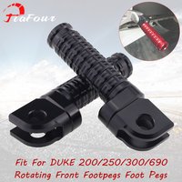 FIT For DUKE 790 DUKE 200 DUKE 250 DUKE 390 DUKE 690 790R DUKE 890 890R Front Footrest Foot Pegs Pedals