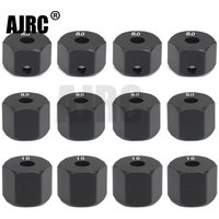 AJRC 4Pcs 12MM Wheel Hex Hub Thickness 8/9/10mm for 1/10 RC Crawler Axial SCX10 II 90046/47 RC Car Part