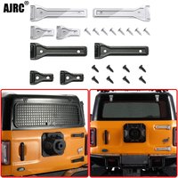 For Traxxas Trx-4 Bronco Silver/black Metal Door Hinge 1/10rc Car Parts