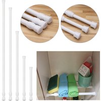 Adjustable Curtain Telescopic Pole Extendable Sticks Multi Purpose Hanging Rods Loaded Hanger Bathroom Product