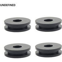 4pcs Windshield Mounting Bushing Grommets Motorbike Accessories Black POM Plastic For Harley Heritage Softail Classic Road King