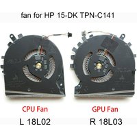 CPU GPU Cooling Fans For HP Pavilion 15-DK TPN-C141 DK0020 L57170 L56900 001 ND85C16-18L02 Gaming Laptop Graphics Card Radiator